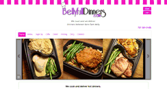 Desktop Screenshot of bellyfulldinners.com